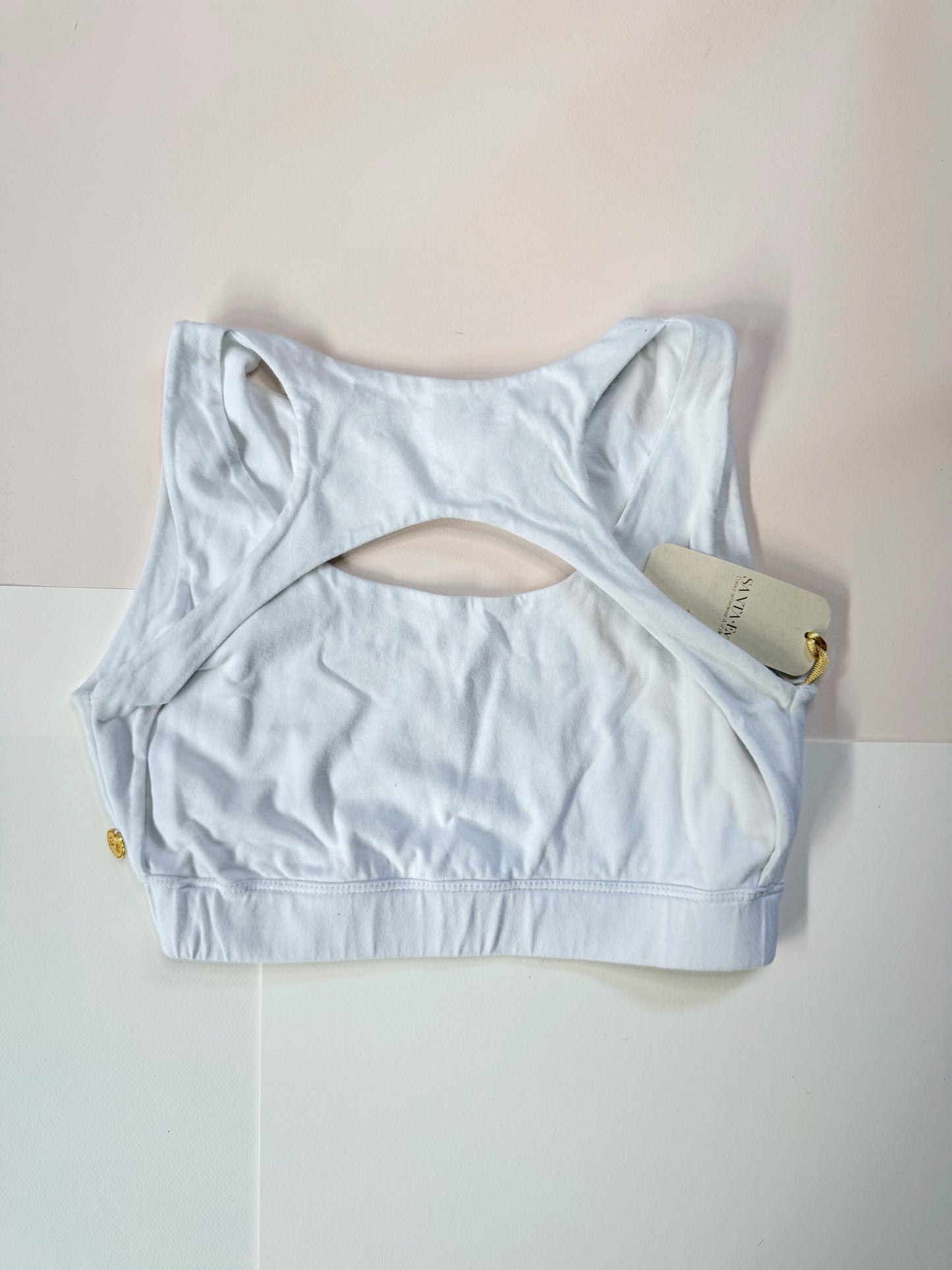 WHITE ILLUSION SPORT BRA