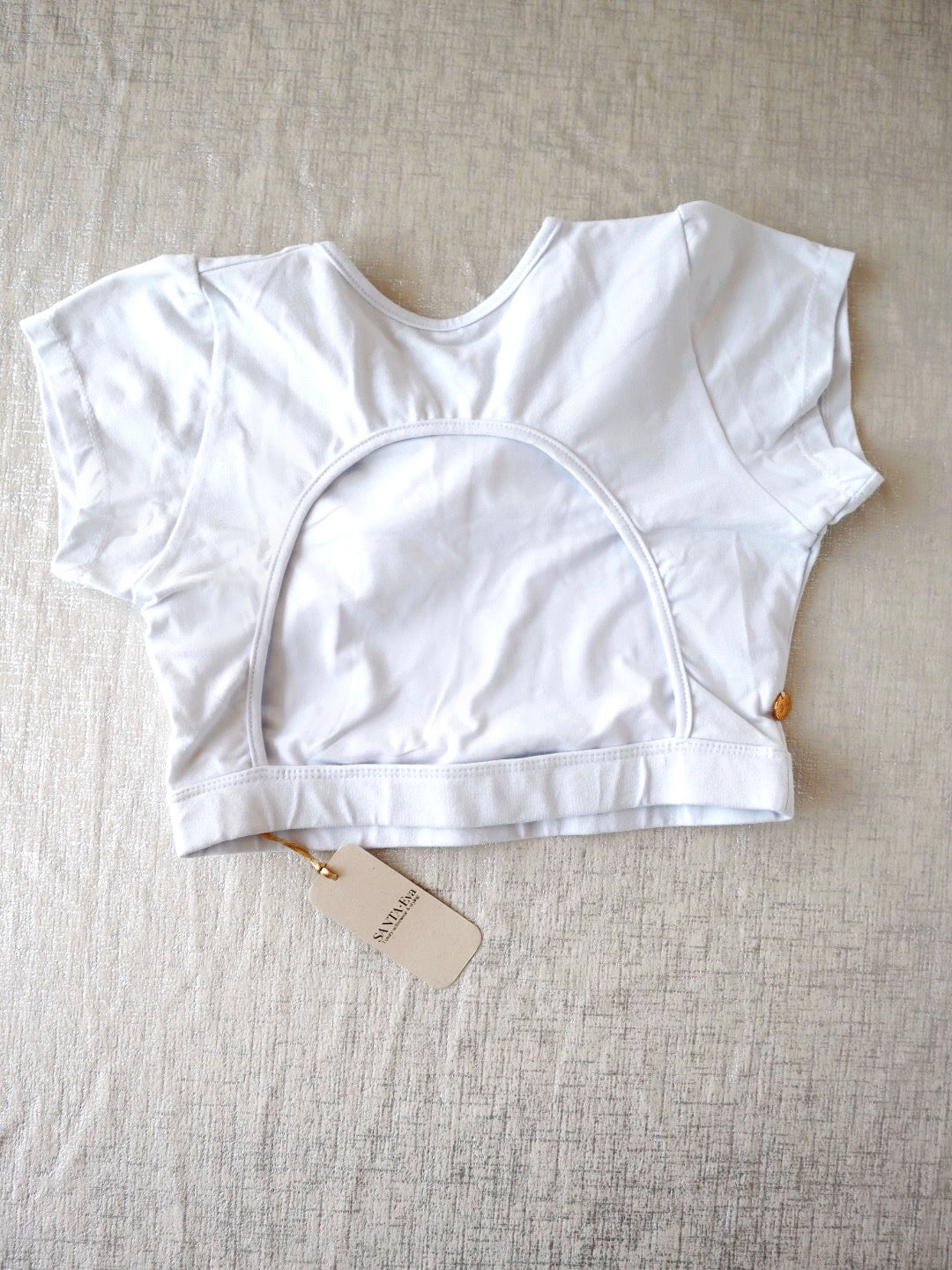 WHITE LARA CROP TOP